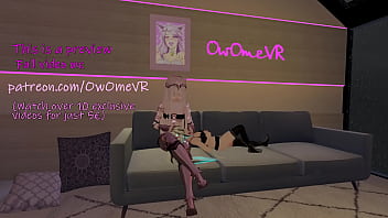 Pet owner pleases her good girl [VRchat erp]