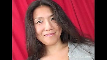 Yanks Asian Michiko Cums On The Couch