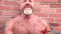 Hairy Daddy Raw Fucks Mature Gay Stud